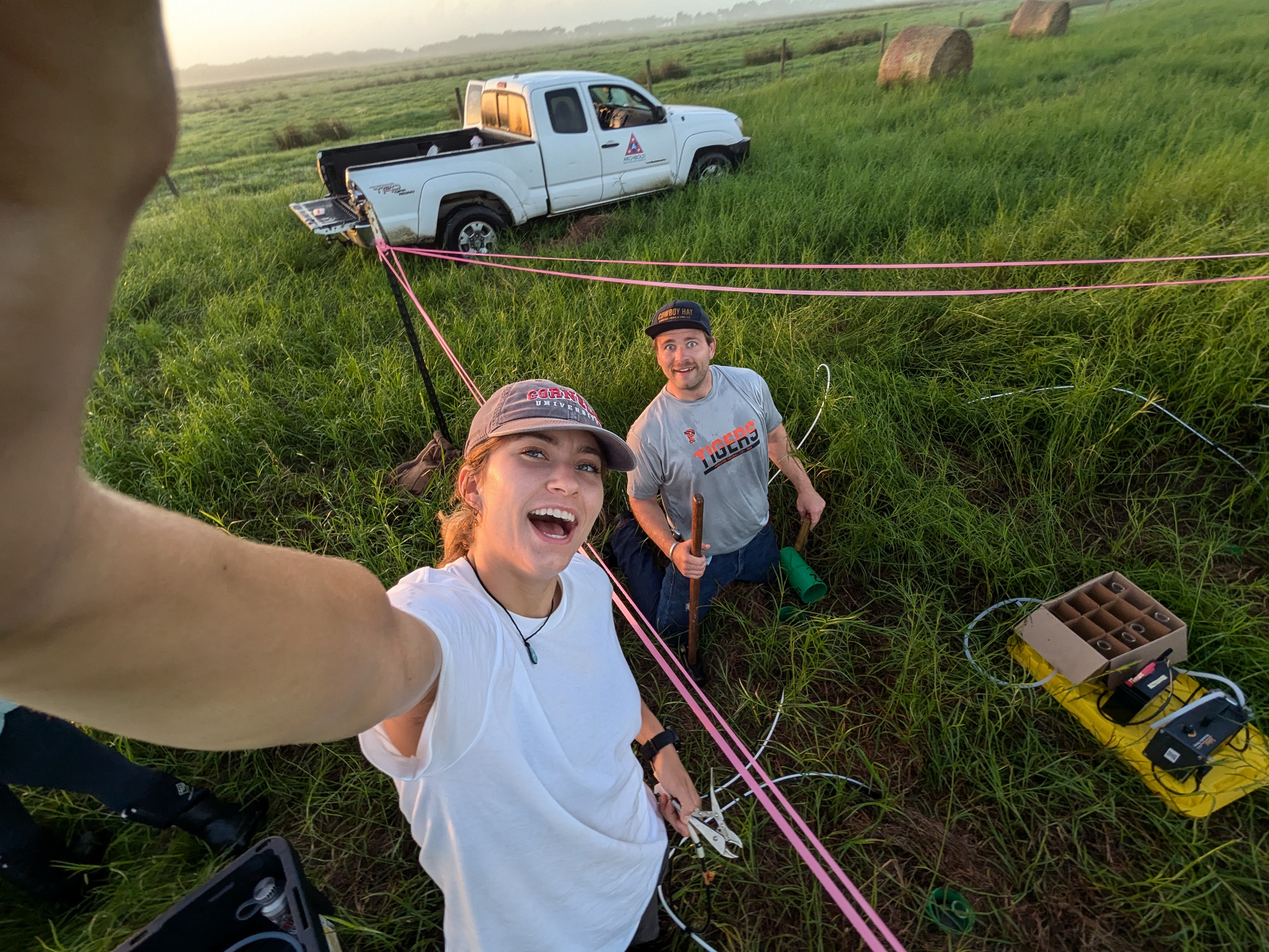 Installing lysimeters at Archbold Biological Station
