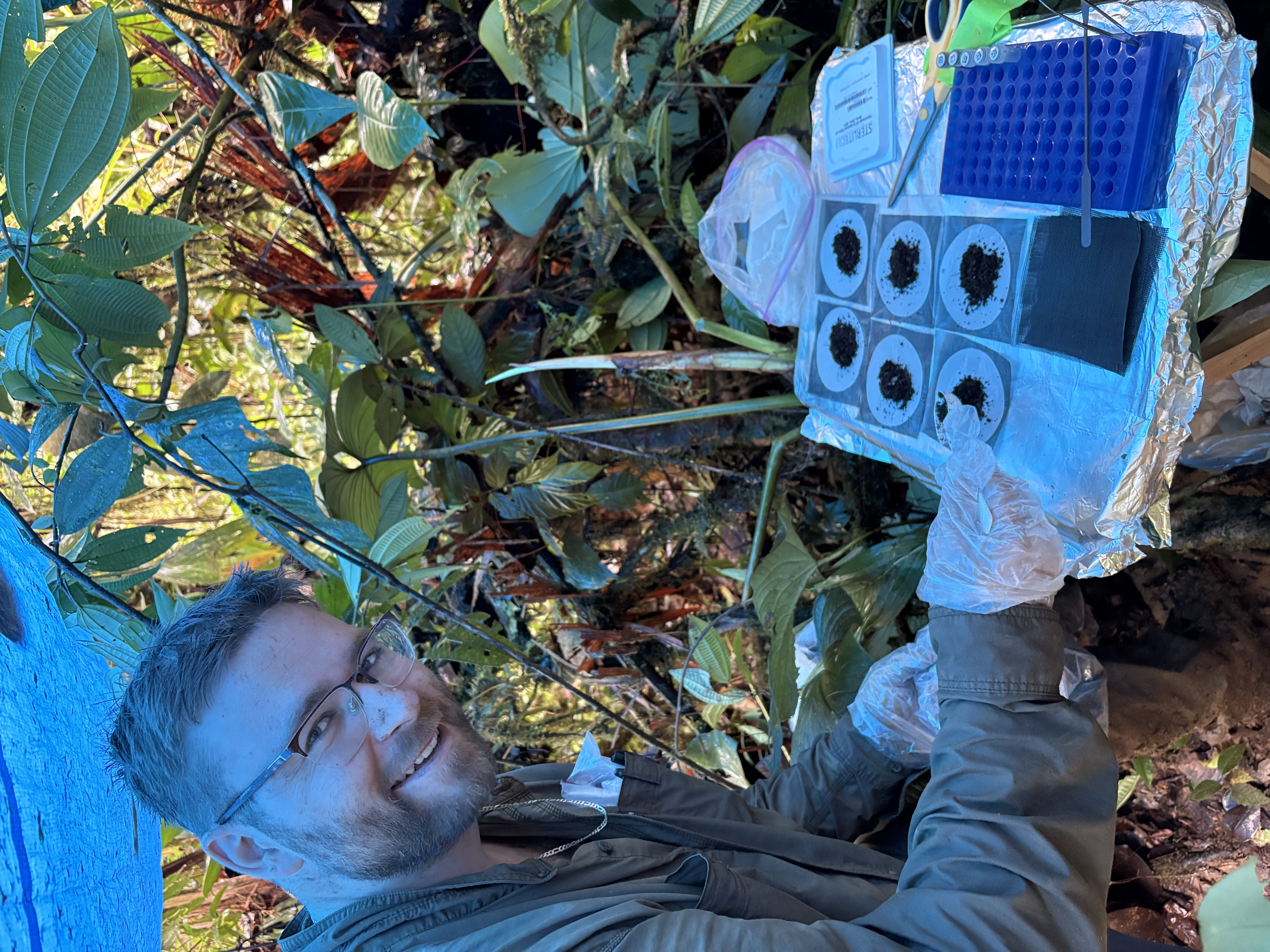 Ongoing canopy soil fieldwork